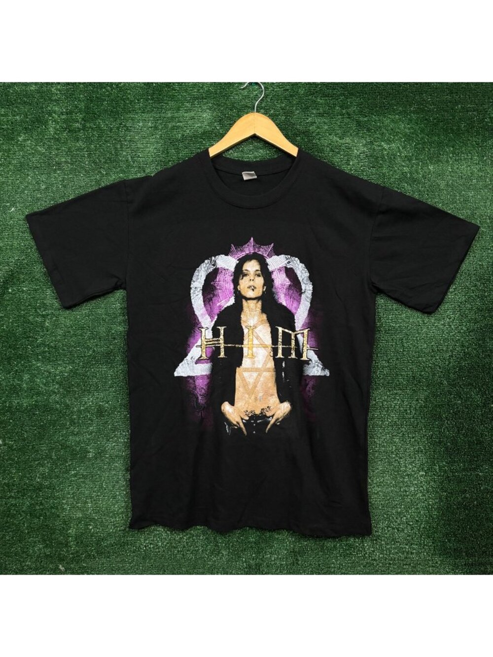 Him Razorblade Romance Gothic Rock Band T-Shirt Size Large